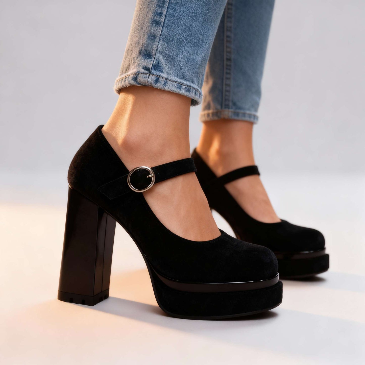 Chaussures Femme avec Talon Bloc Confortable Lucyle