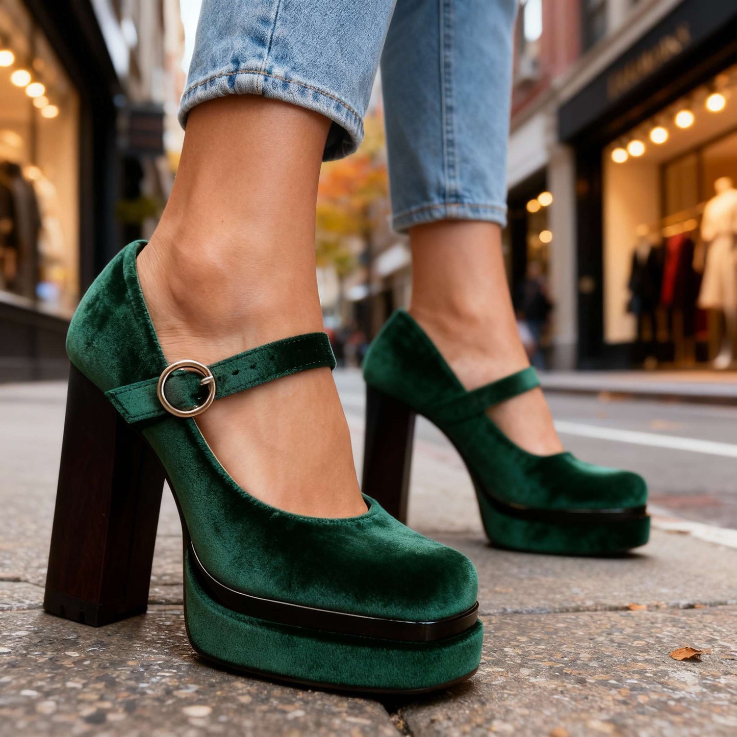 Chaussures Femme avec Talon Bloc Confortable Lucyle