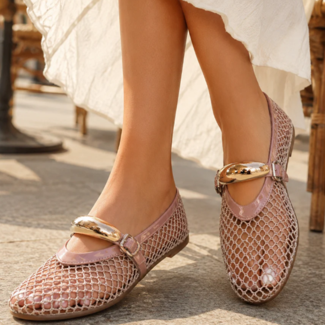 Chaussures Plates Femme avec Bride Mary Jane Lucyle
