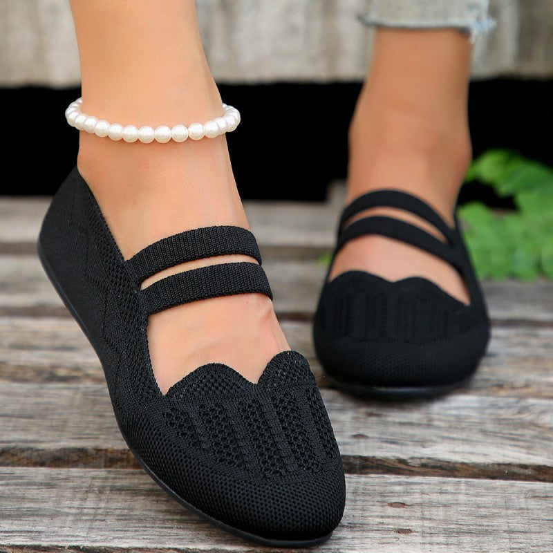 Chaussures Plates Femme avec Design Respirant Lucyle