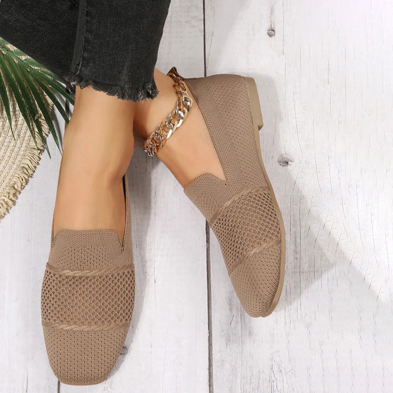 Chaussures Plates Femme avec Mesh Respirant Lucyle