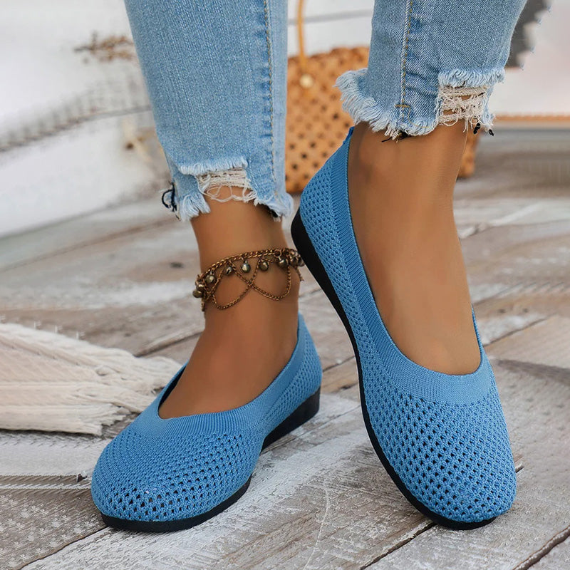 Chaussures Plates Femme avec Mesh Respirant Lucyle