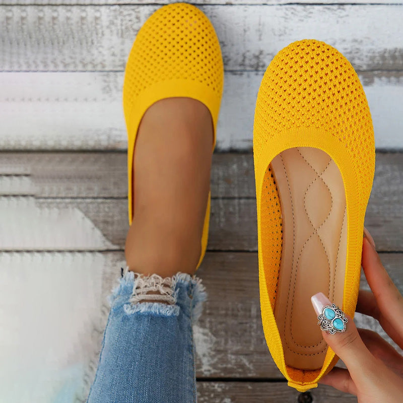 Chaussures Plates Femme avec Mesh Respirant Lucyle
