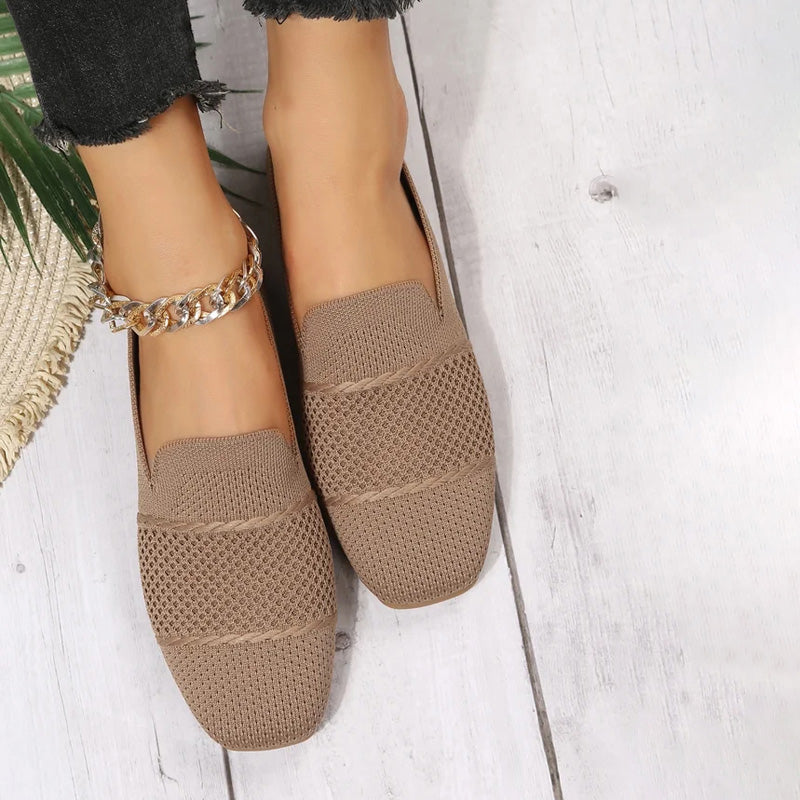 Chaussures Plates Femme avec Mesh Respirant Lucyle