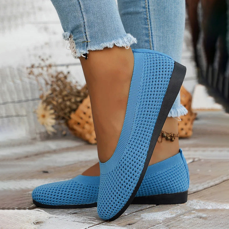 Chaussures Plates Femme avec Mesh Respirant Lucyle