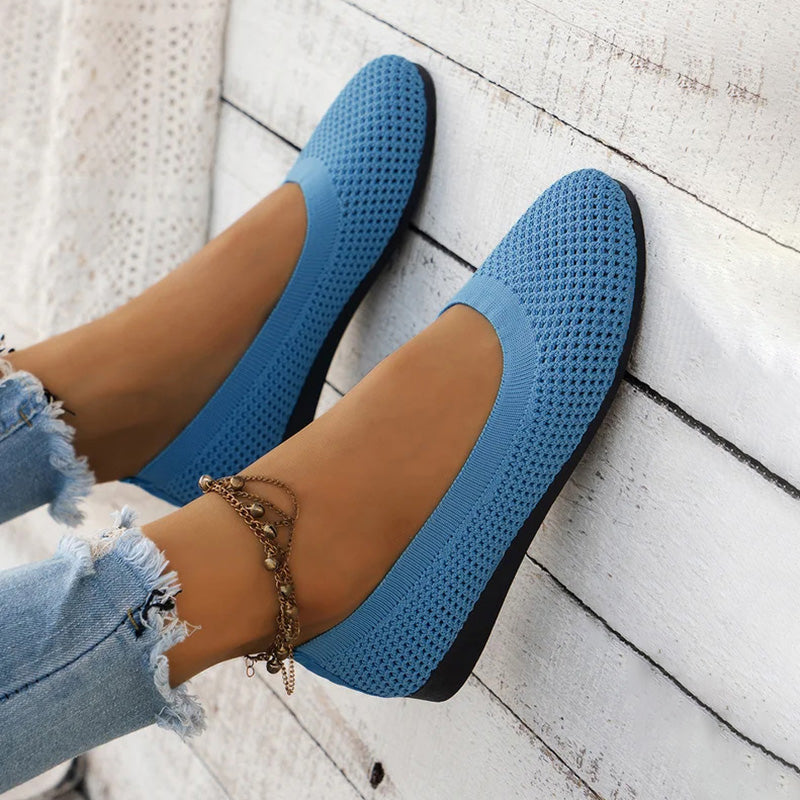 Chaussures Plates Femme avec Mesh Respirant Lucyle