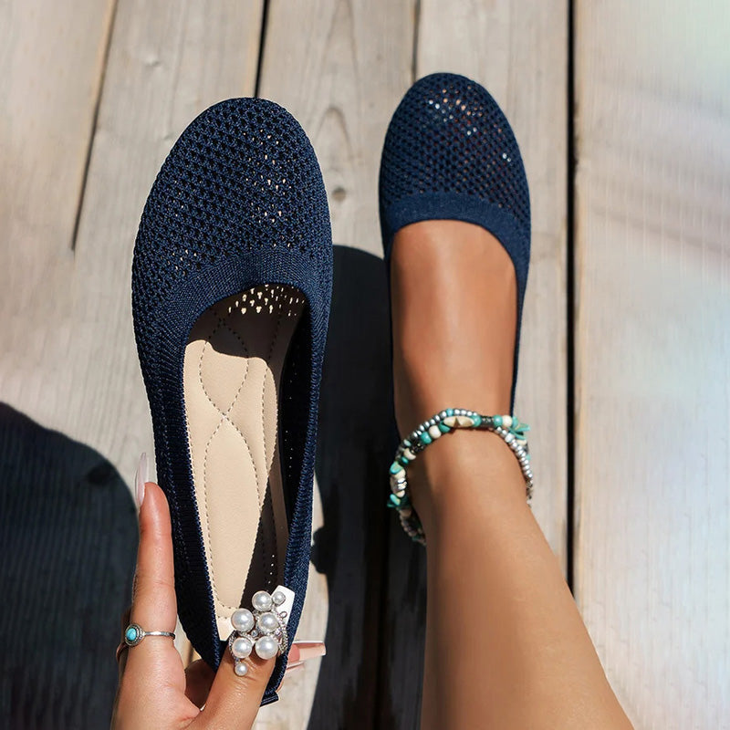 Chaussures Plates Femme avec Mesh Respirant Lucyle