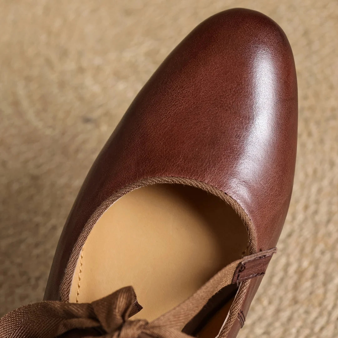 Chaussures Plates Femme avec Sangle à Nœud Papillon Lucyle
