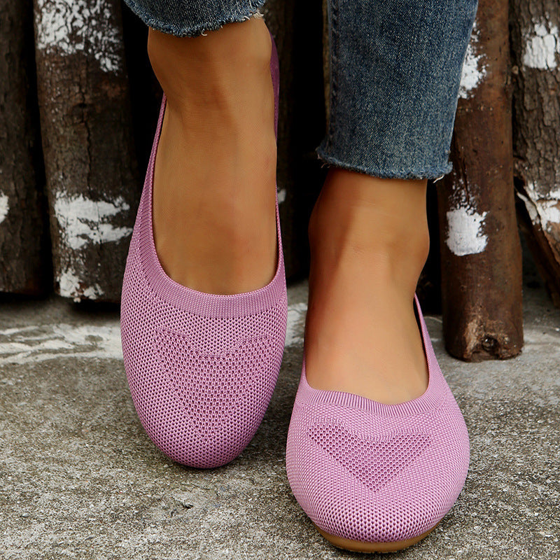 Chaussures Plates Femme en Mesh Respirant Lucyle