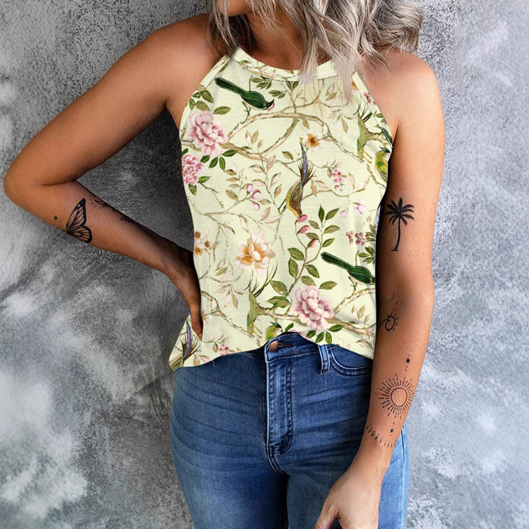 Chemise Femme avec Motif Floral en Coton Lucyle