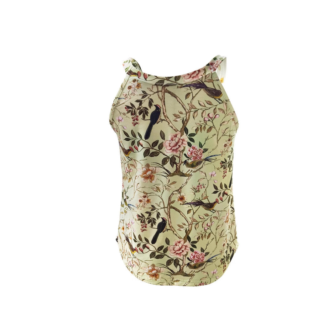Chemise Femme avec Motif Floral en Coton Lucyle