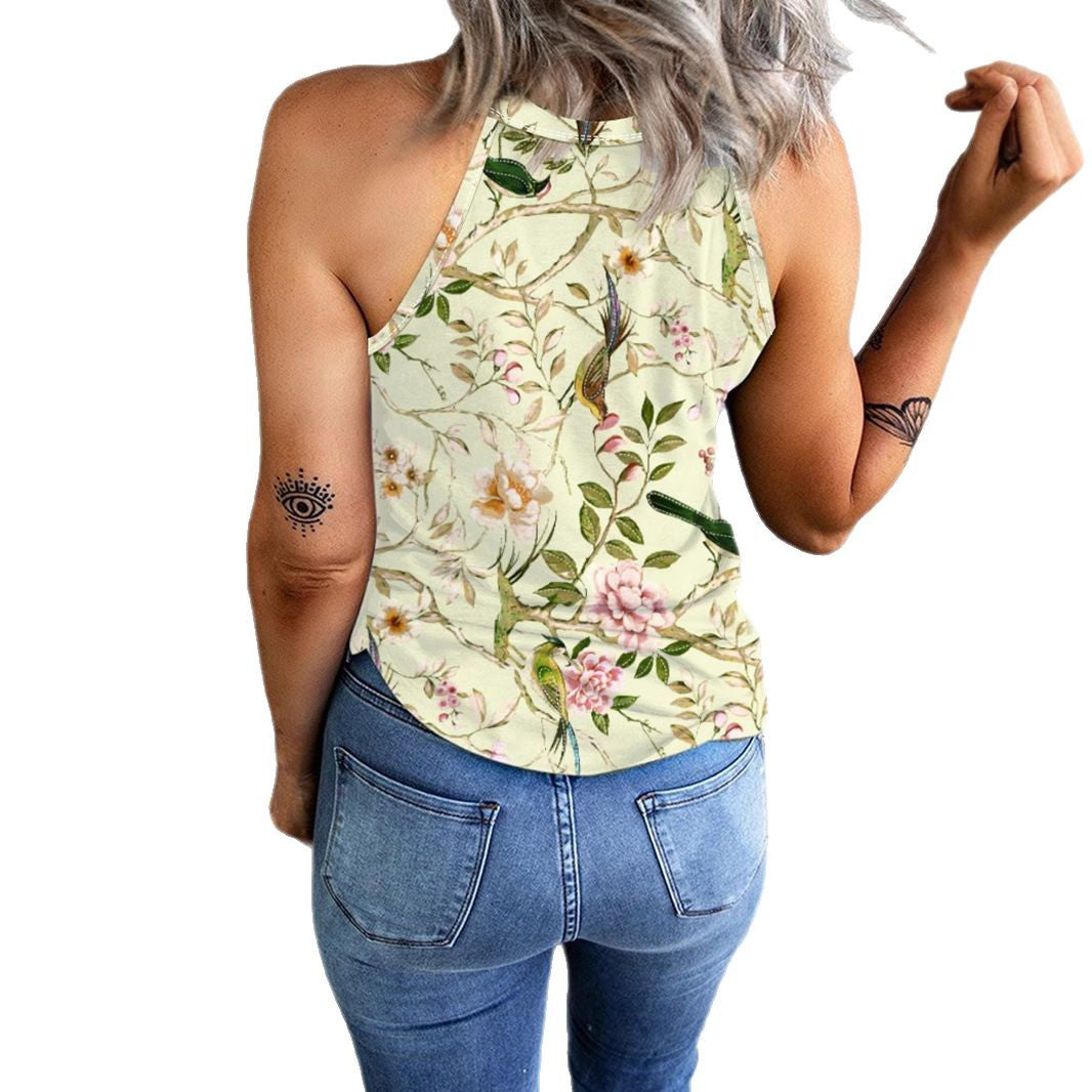 Chemise Femme en Coton avec Motif Floral Chic Lucyle