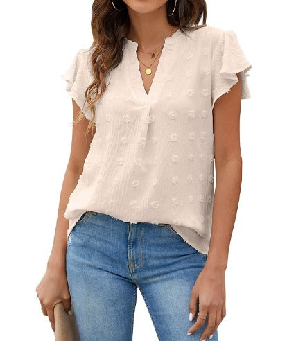 Chemisier Femme avec Manches Papillon Lucyle