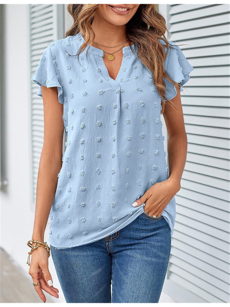 Chemisier Femme avec Manches Papillon Lucyle