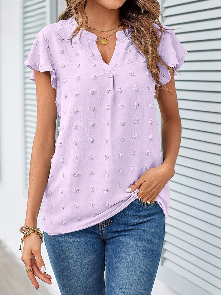 Chemisier Femme avec Manches Papillon Lucyle