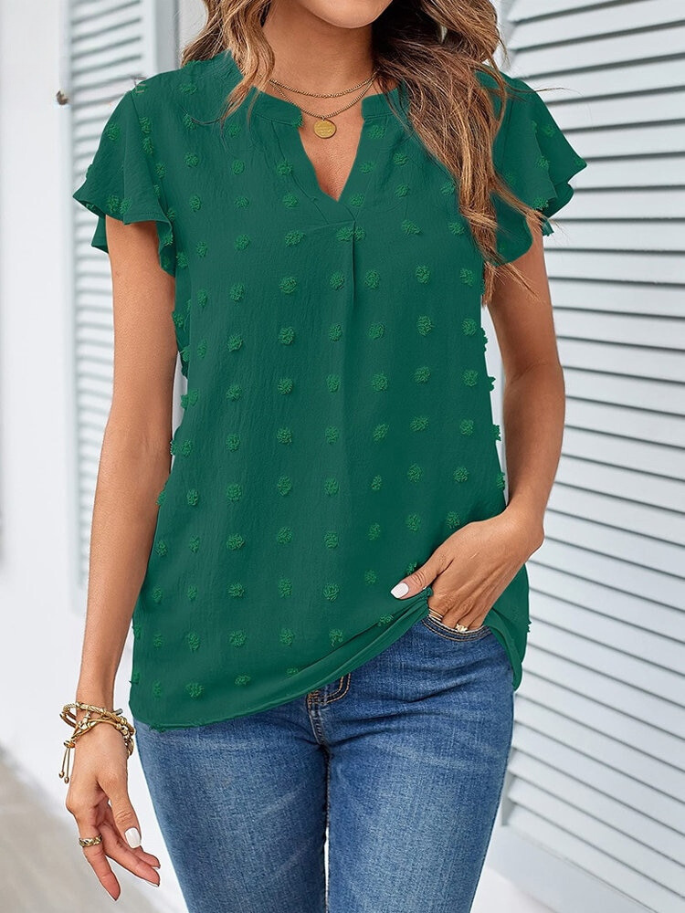 Chemisier Femme avec Manches Papillon Lucyle