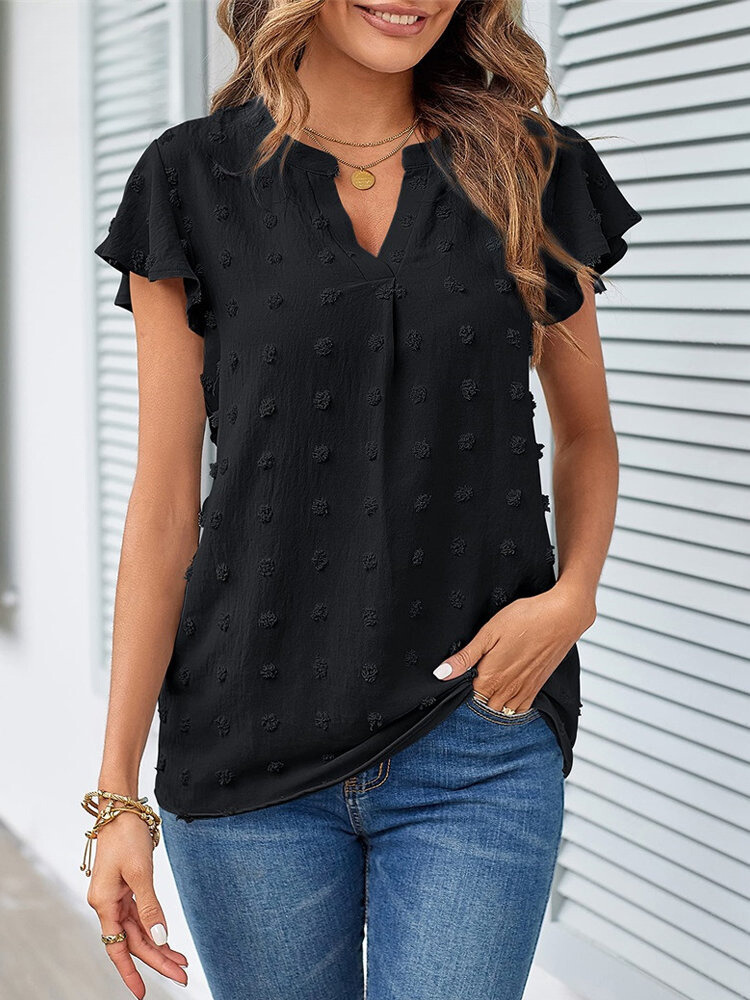 Chemisier Femme avec Manches Papillon Lucyle