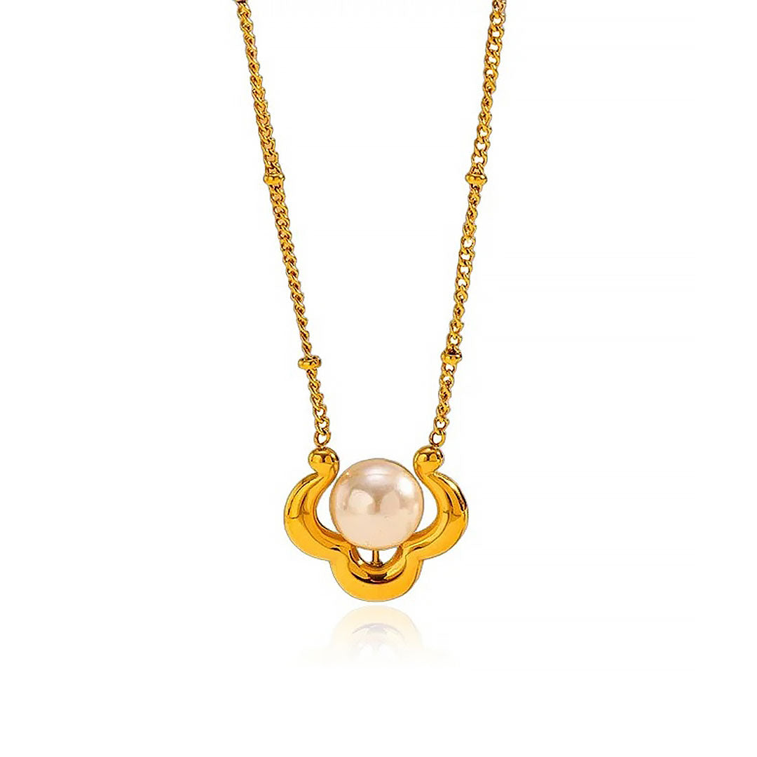 Collier Femme en Perles avec Pendentif Élégant Lucyle