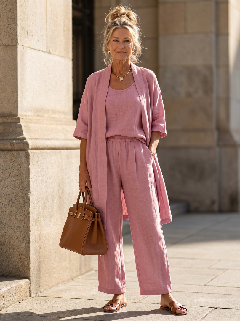 Ensemble Décontracté Femme avec Pantalon Large Lucyle