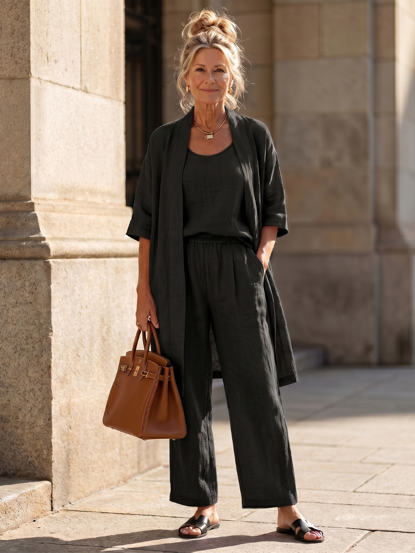 Ensemble Décontracté Femme avec Pantalon Large Lucyle