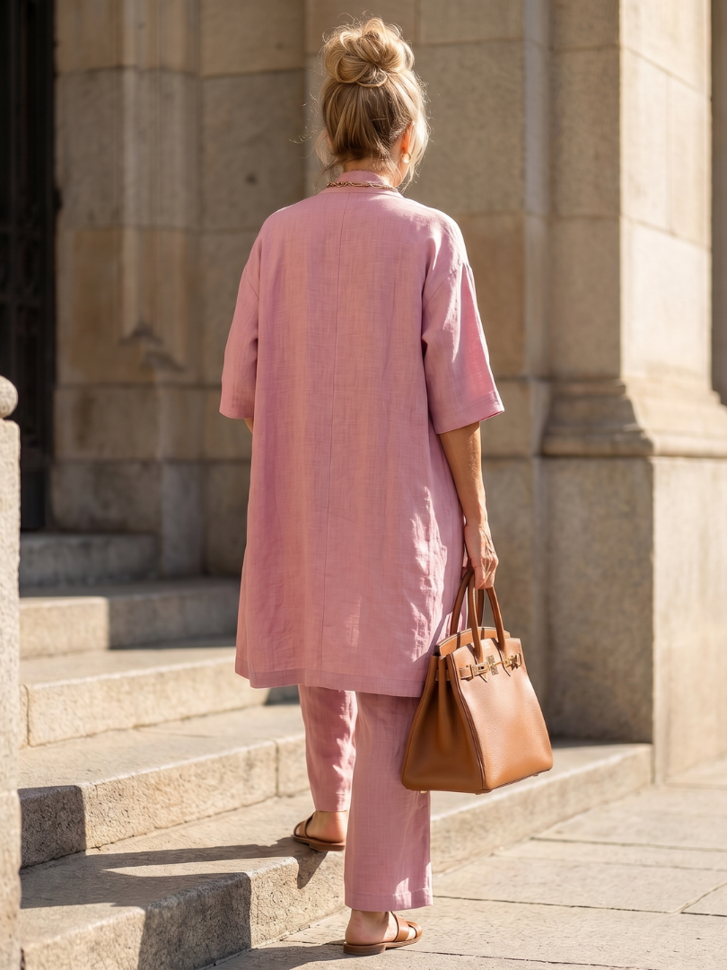 Ensemble Décontracté Femme avec Pantalon Large Lucyle