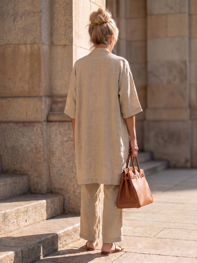 Ensemble Décontracté Femme avec Pantalon Large Lucyle
