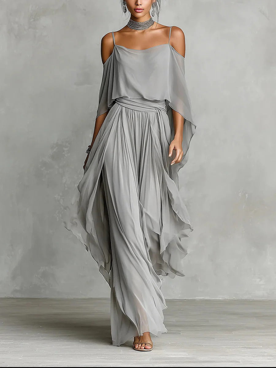 Ensemble Femme avec Épaules Dénudées et Coupe Fluide Lucyle