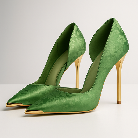 Escarpins Femme avec Talons Aiguilles en Jacquard Lucyle
