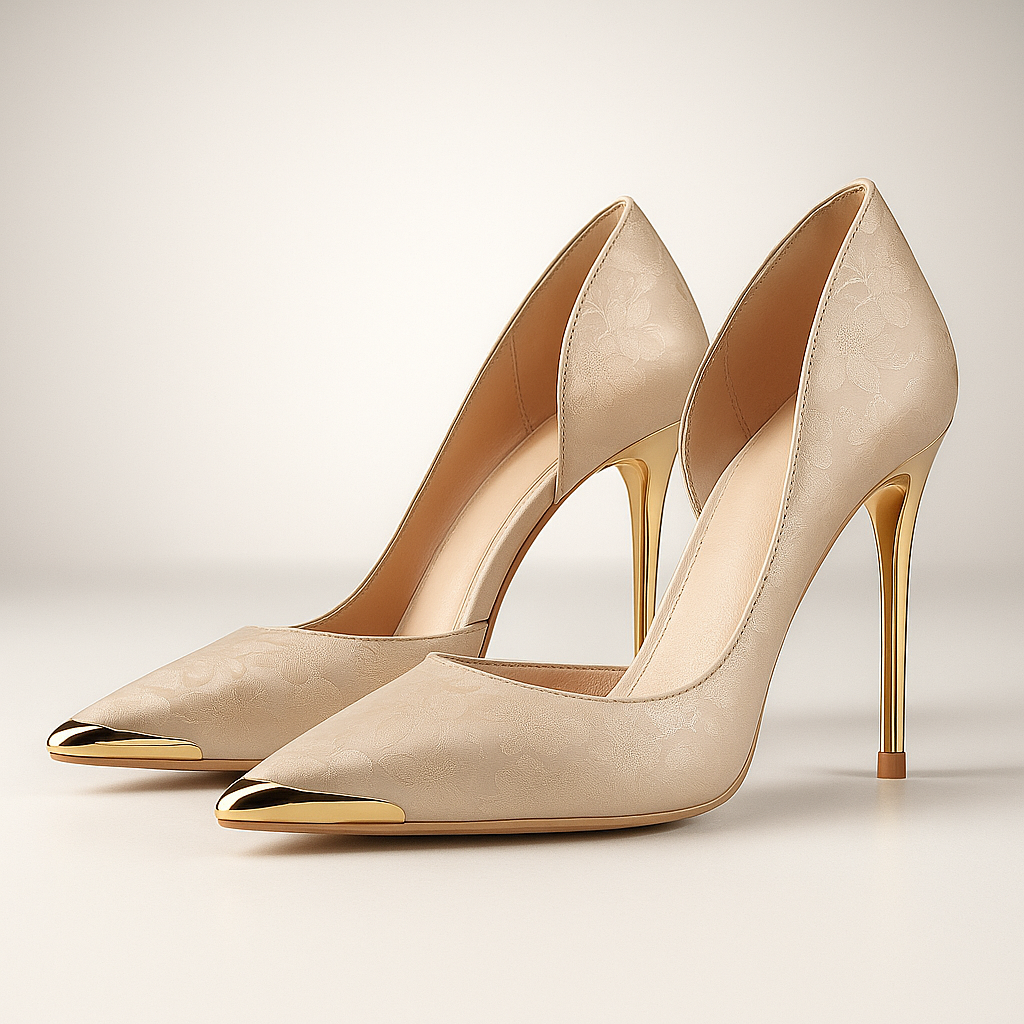 Escarpins Femme avec Talons Aiguilles en Jacquard Lucyle