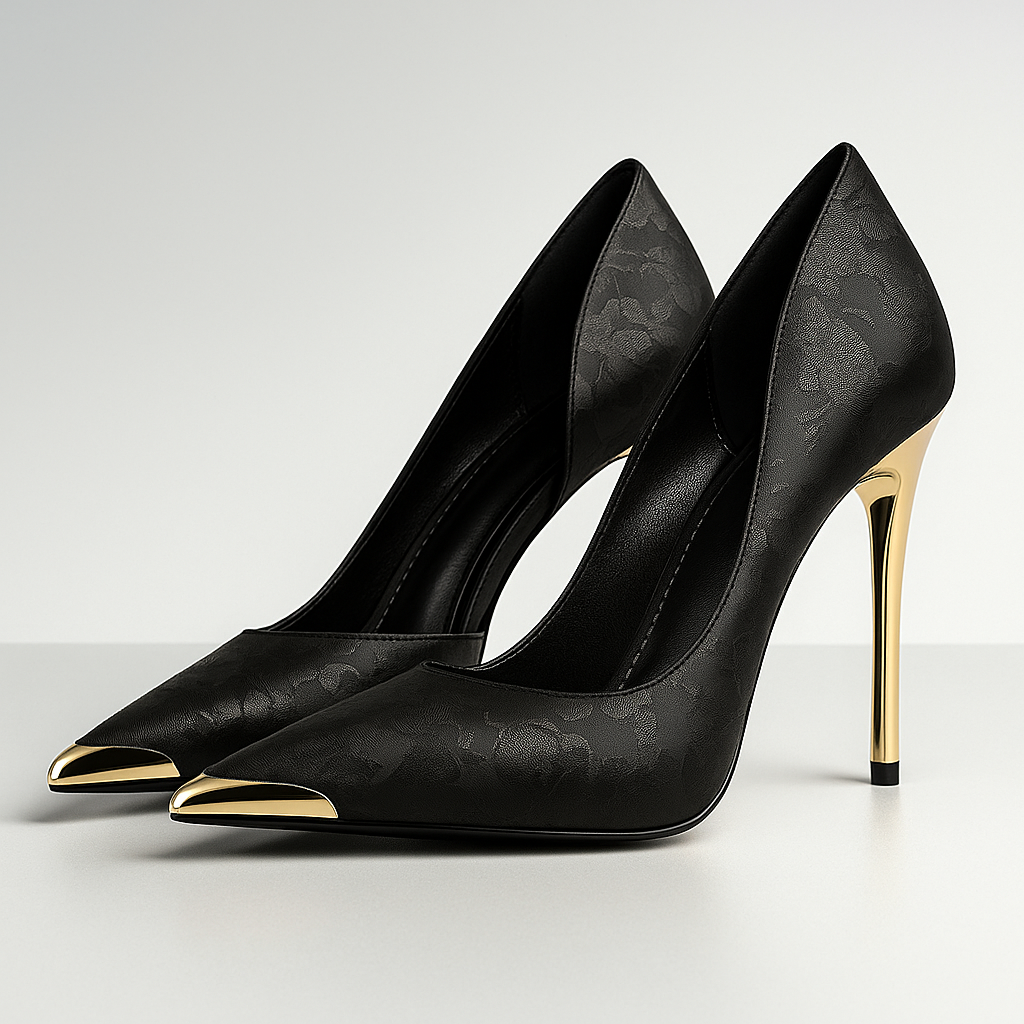 Escarpins Femme avec Talons Aiguilles en Jacquard Lucyle