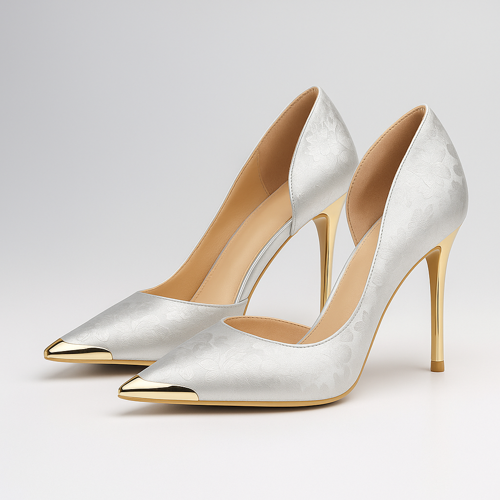 Escarpins Femme avec Talons Aiguilles en Jacquard Lucyle