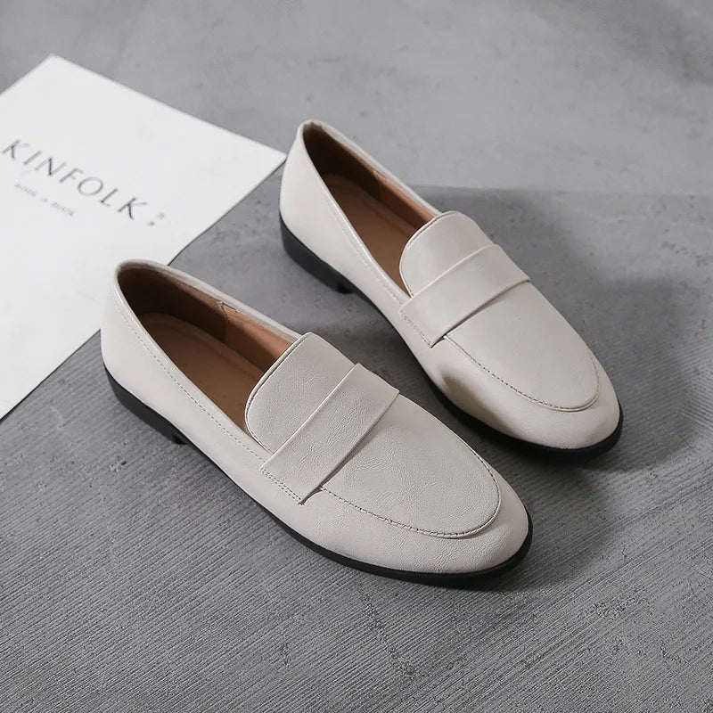 Mocassins Femme Vintage à Semelle Antidérapante Lucyle