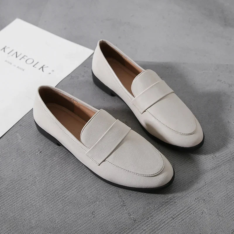 Mocassins Femme Vintage à Semelle Antidérapante Lucyle