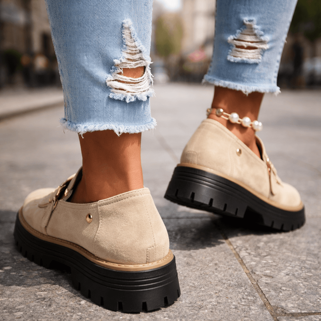 Mocassins Femme à Semelle Épaisse avec Confort Rembourré Lucyle