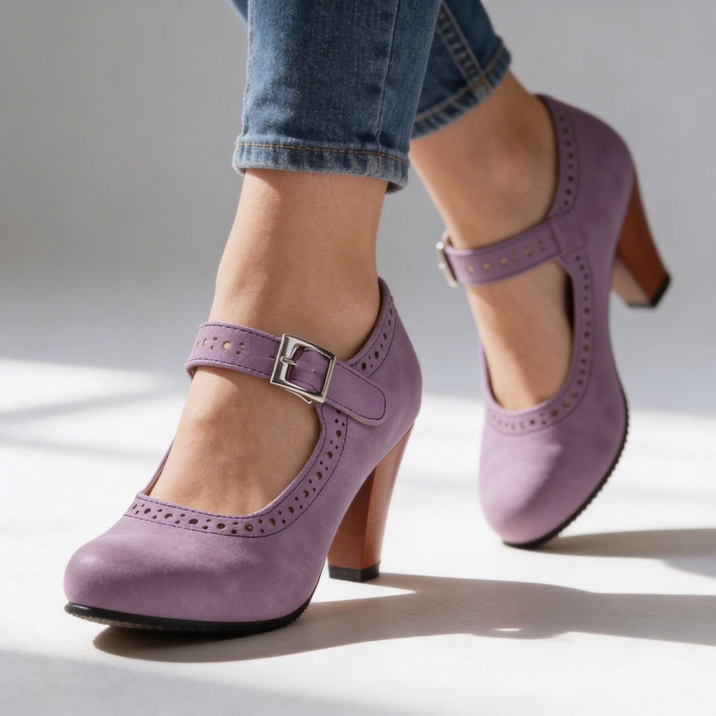 Mocassins Femme avec Boucle Richelieu Confort Lucyle