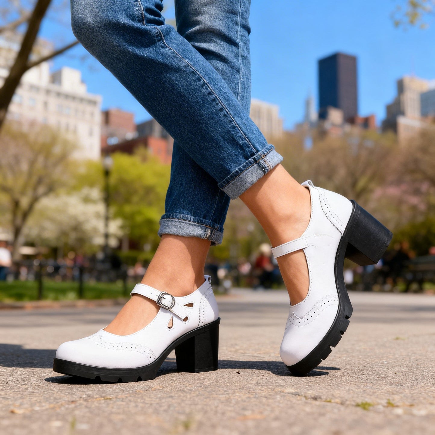 Mocassins Femme avec Bride à Boucle Rembourrée Lucyle