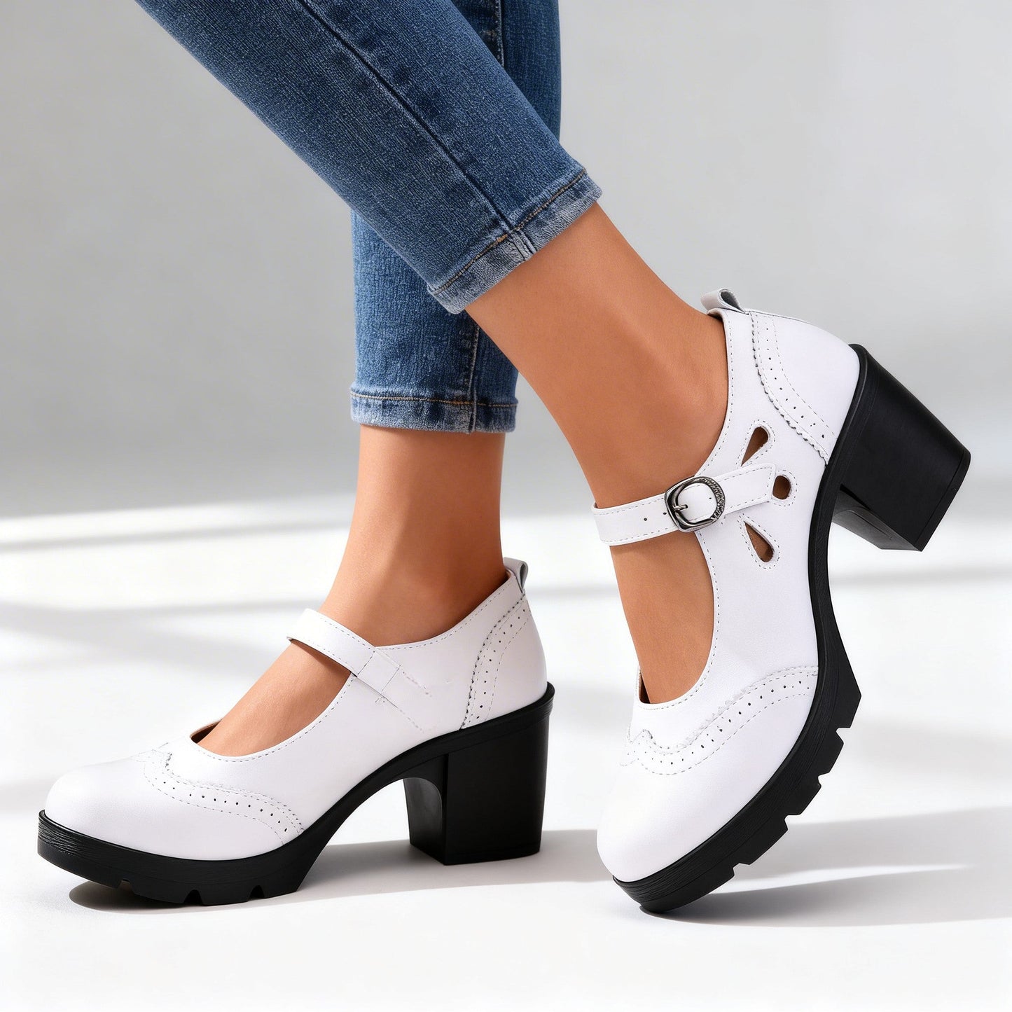 Mocassins Femme avec Bride à Boucle Rembourrée Lucyle