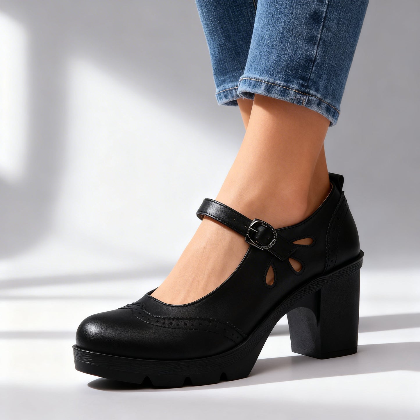 Mocassins Femme avec Bride à Boucle Rembourrée Lucyle