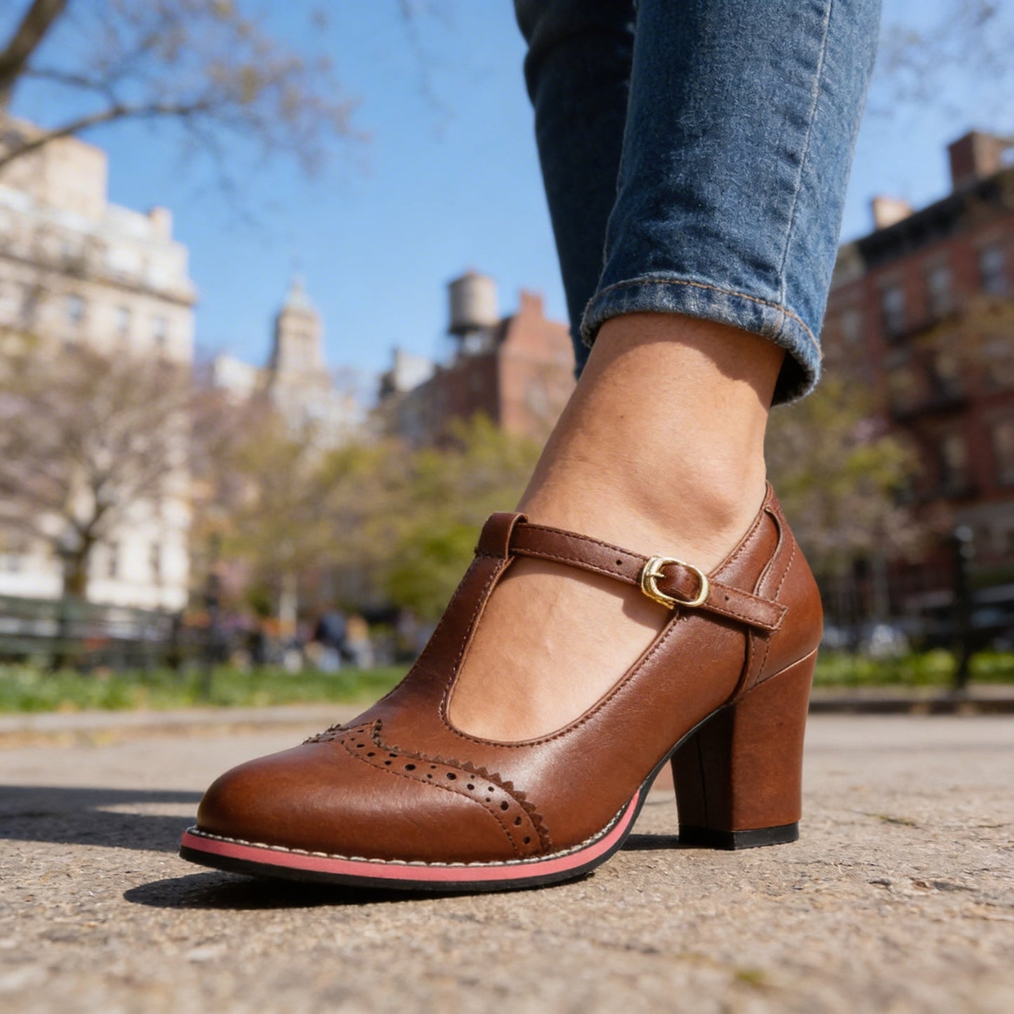 Mocassins Femme avec Détails Richelieu Lucyle