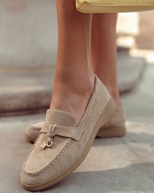 Mocassins Femme avec Détails Tressés et Semelle Antidérapante Lucyle