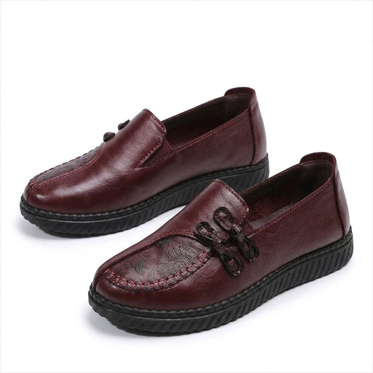 Mocassins Femme avec Motif Décoré en Cuir Lucyle