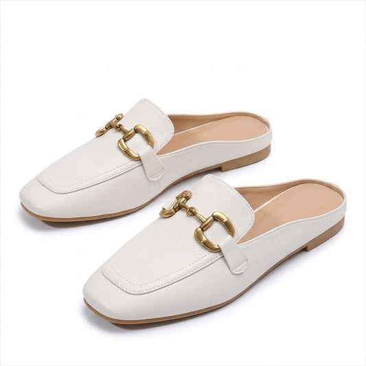 Mules Femme avec Détail Mors en Cuir Lucyle