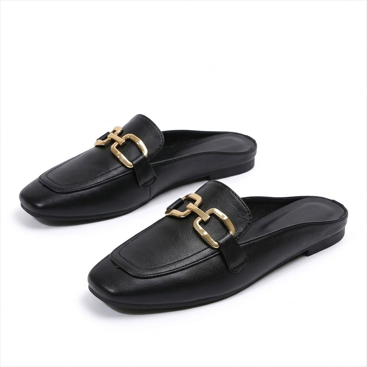 Mules Femme avec Détail Mors en Cuir Lucyle