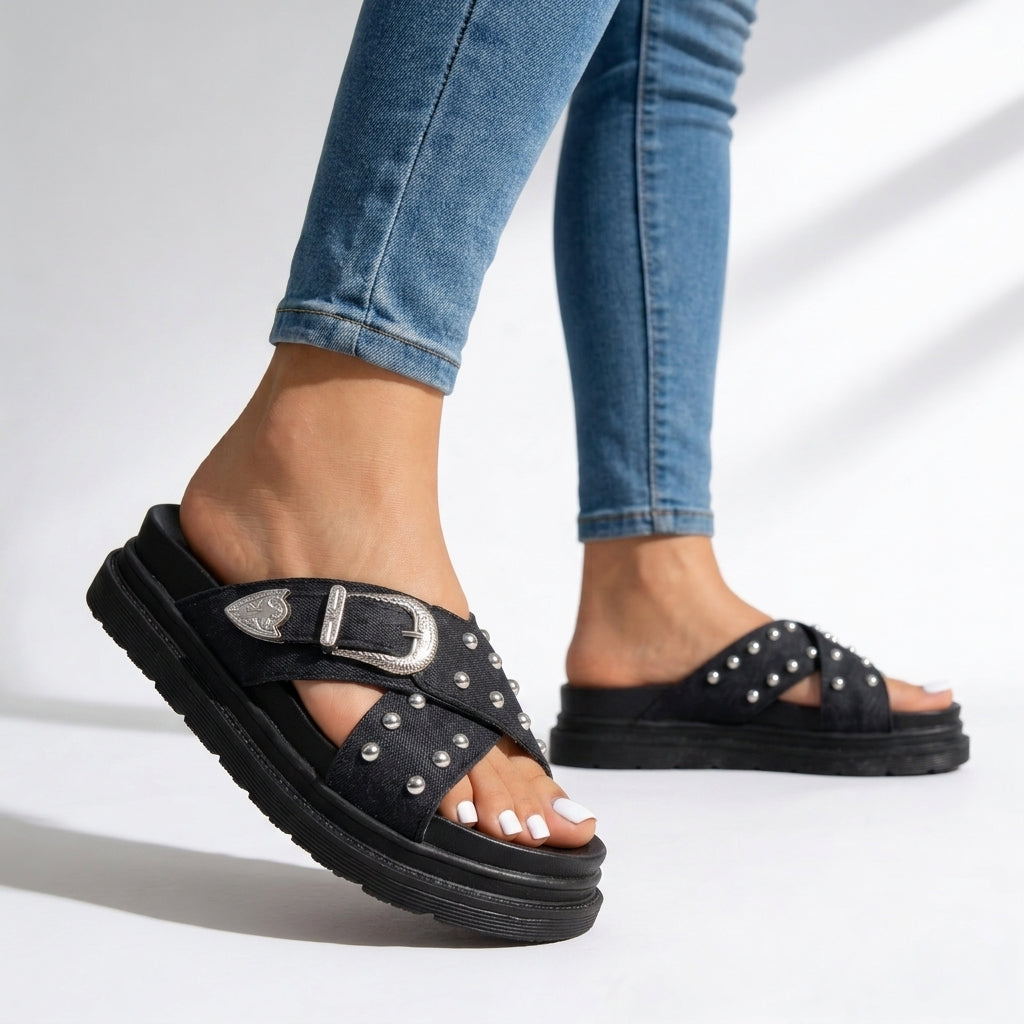 Mules Femme avec Semelle Intérieure Rembourrée Lucyle