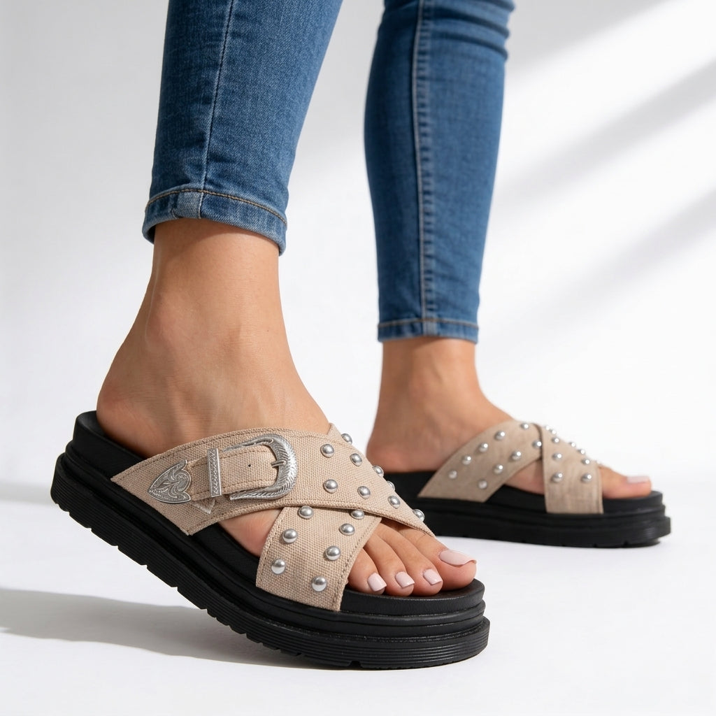 Mules Femme avec Semelle Intérieure Rembourrée Lucyle