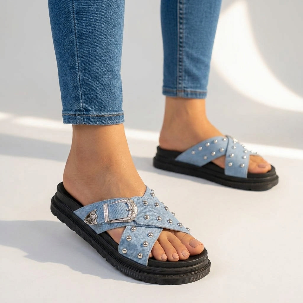 Mules Femme avec Semelle Intérieure Rembourrée Lucyle