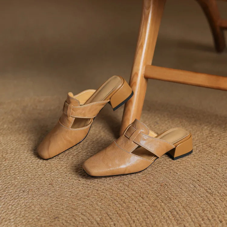 Mules à Talon Femme avec Design Ajouré Lucyle