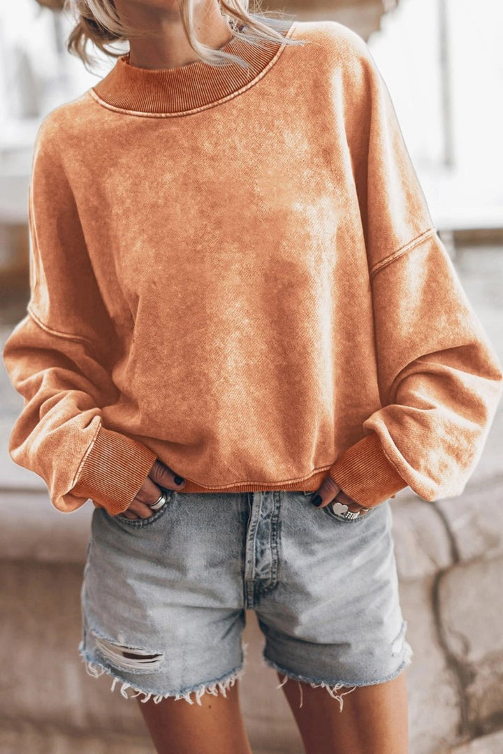 Pull Femme Manches Longues avec Motif Texturé Lucyle