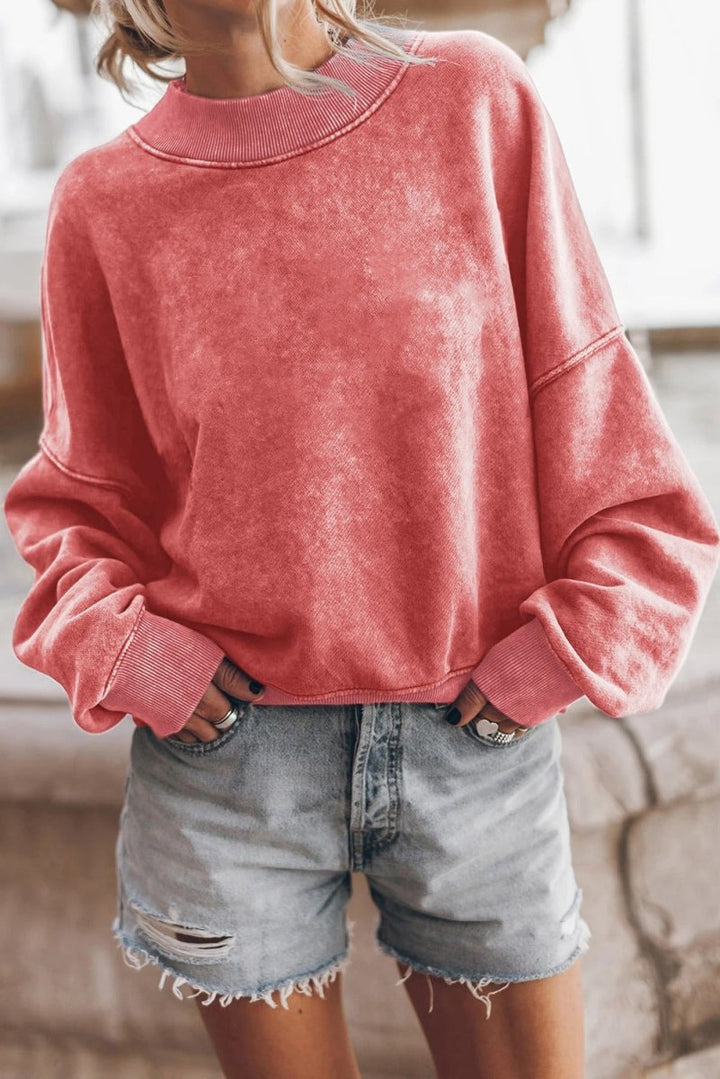 Pull Femme Manches Longues avec Motif Texturé Lucyle