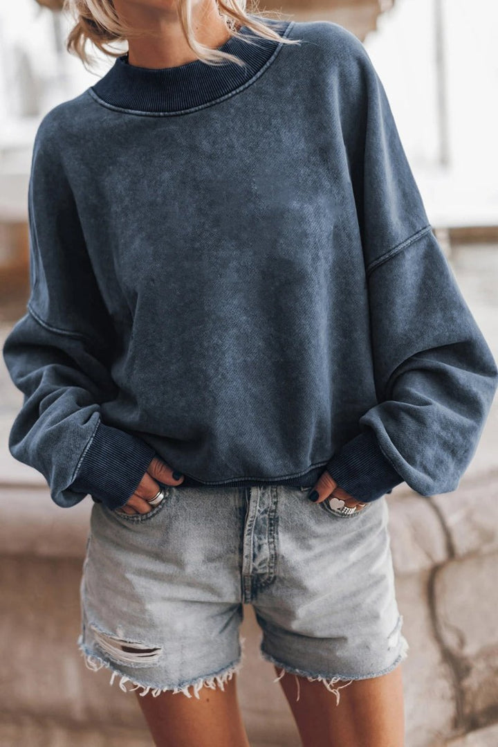 Pull Femme Manches Longues avec Motif Texturé Lucyle